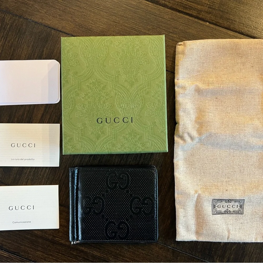 Gucci Black Leather Wallet